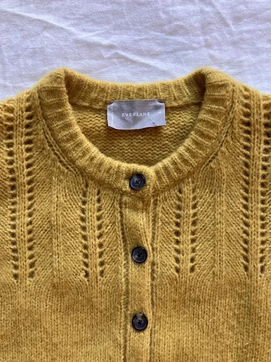 Everlane Alpaca Merino Cardigan - Picture 3 of 3